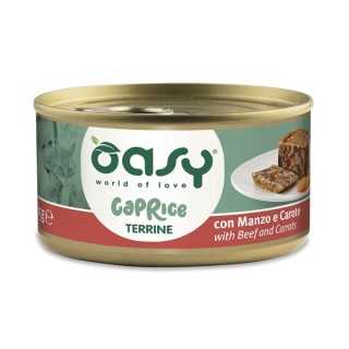 Oasy Cat Caprice Terrine Con Manzo & Carote 85 Gr.