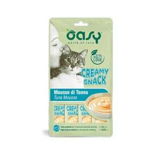 Oasy Cat Creamy Snack Mousse Di Tonno 4 X 15 Gr.