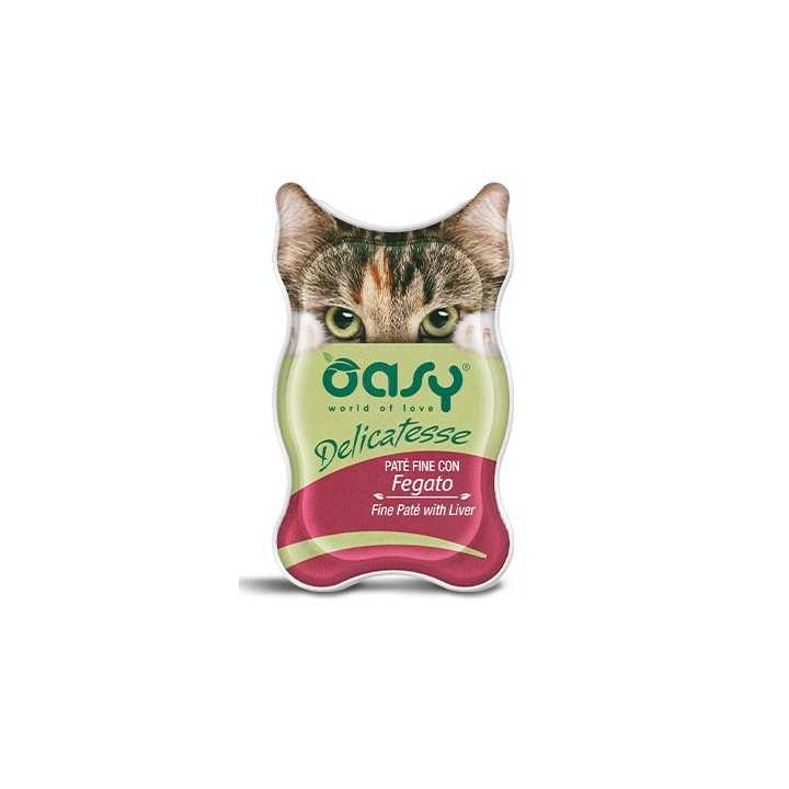 Oasy Cat Delicatesse Pate' Con Fegato 85 Gr.
