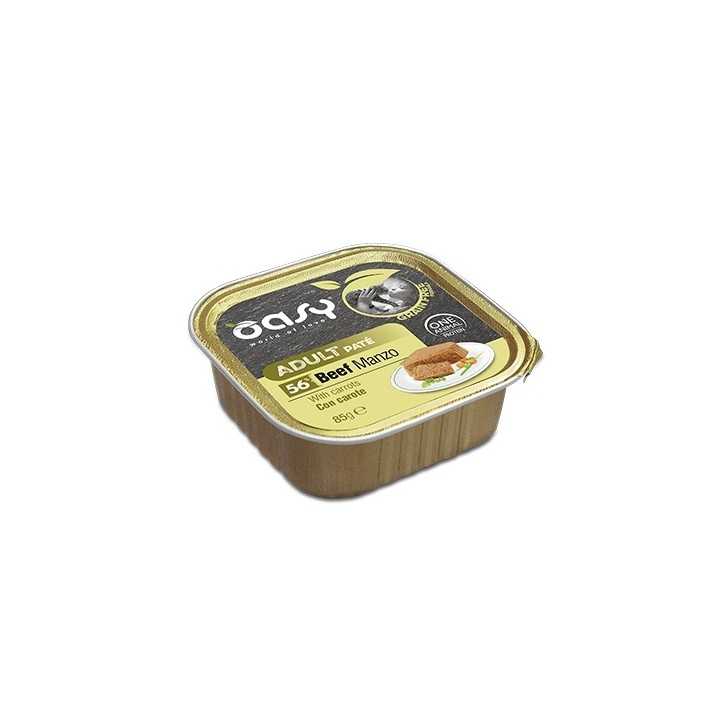 Oasy Cat Grain Free Pate' Adult Manzo & Carote 85 Gr.