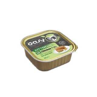 Oasy Cat Grain Free Pate' Kitten Pollo & Patate Dolci 85 Gr.
