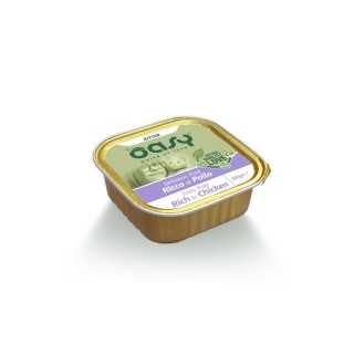 Oasy Cat Kitten Delizioso Pate' Ricco Di Pollo 100 Gr.