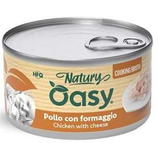 Oasy Cat Natury Cooking Broth - Pollo Con Formaggio 85 Gr.