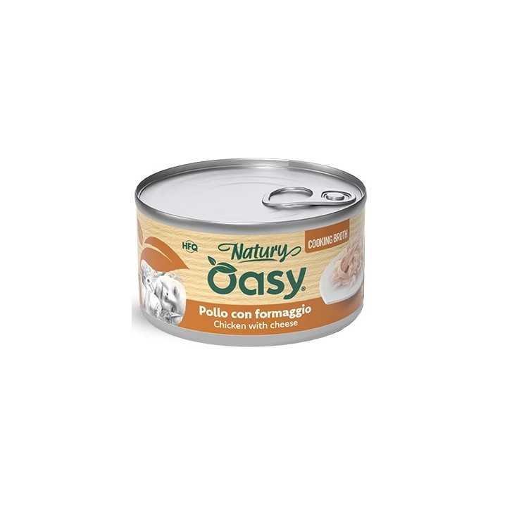 Oasy Cat Natury Cooking Broth - Pollo Con Formaggio 85 Gr.