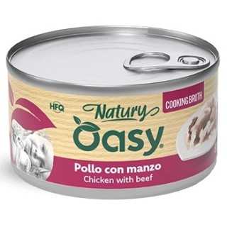 Oasy Cat Natury Cooking Broth - Pollo Con Manzo 85 Gr.