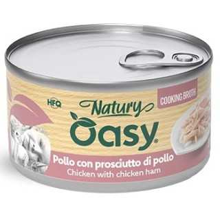 Oasy Cat Natury Cooking Broth - Pollo Con Prosciutto Di Pollo 85 Gr.