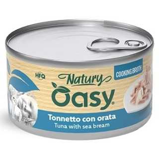 Oasy Cat Natury Cooking Broth - Tonnetto Con Orata 85 Gr.