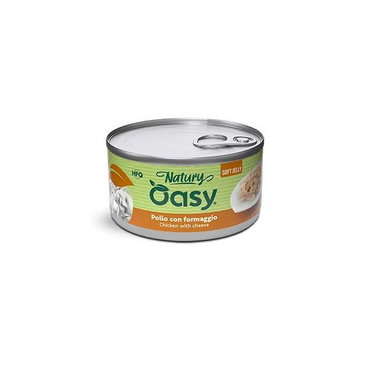 Oasy Cat Natury Soft Jelly - Pollo Con Formaggio 150 Gr.