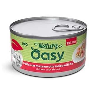 Oasy Cat Natury Soft Jelly - Pollo Con Mazancolle Indopacifiche 150 Gr.