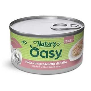 Oasy Cat Natury Soft Jelly - Pollo Con Prosciutto Di Pollo 150 Gr.
