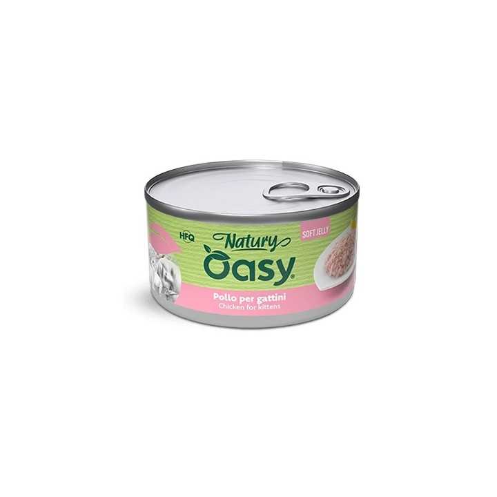 Oasy Cat Natury Soft Jelly - Pollo Per Gattini 85 Gr.
