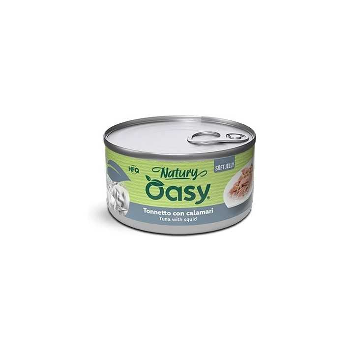 Oasy Cat Natury Soft Jelly - Tonnetto Con Calamari 85 Gr.