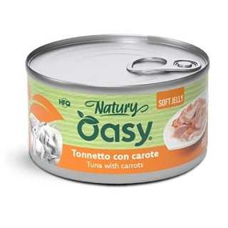 Oasy Cat Natury Soft Jelly - Tonnetto Con Carote 85 Gr.
