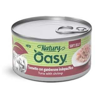 Oasy Cat Natury Soft Jelly - Tonnetto Con Gamberone Indopacifico 85 Gr.