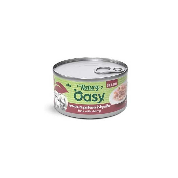 Oasy Cat Natury Soft Jelly - Tonnetto Con Gamberone Indopacifico 85 Gr.