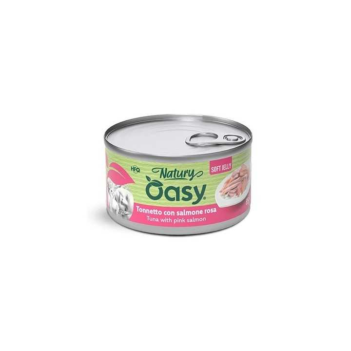 Oasy Cat Natury Soft Jelly - Tonnetto Con Salmone 85 Gr.