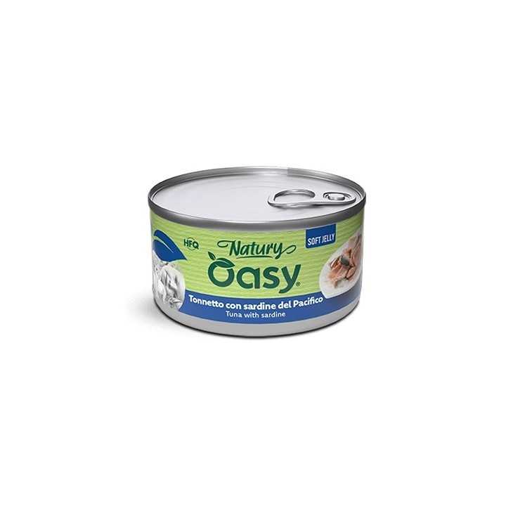 Oasy Cat Natury Soft Jelly - Tonnetto Con Sardine Del Pacifico 150 Gr.