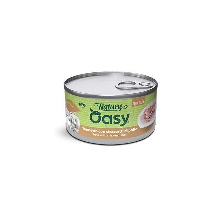 Oasy Cat Natury Soft Jelly - Tonnetto Con Straccetti Di Pollo 150 Gr.