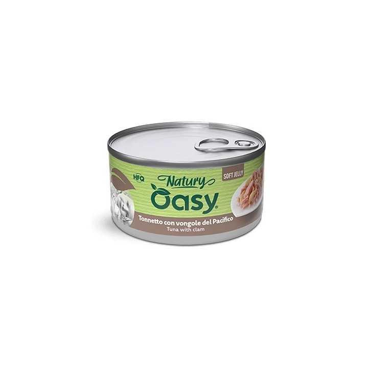 Oasy Cat Natury Soft Jelly - Tonnetto Con Vongole Del Pacifico 150 Gr.