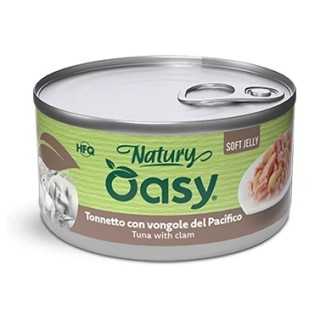 Oasy Cat Natury Soft Jelly - Tonnetto Con Vongole Del Pacifico 85 Gr.