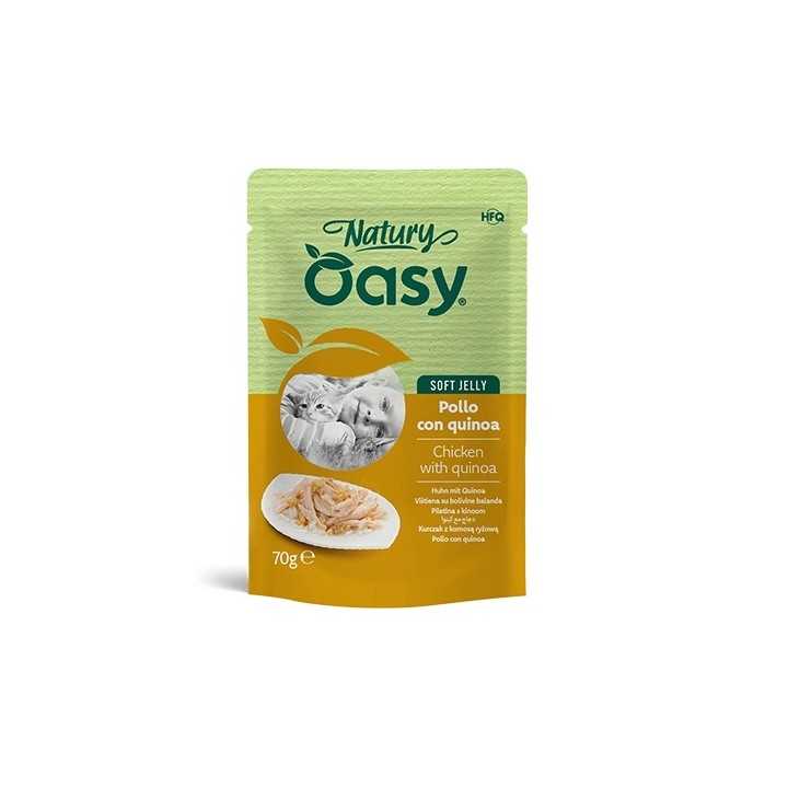 Oasy Cat Natury Soft Jelly Busta - Pollo Con Quinoa 70 Gr.