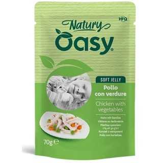 Oasy Cat Natury Soft Jelly Busta - Pollo Con Verdure 70 Gr.