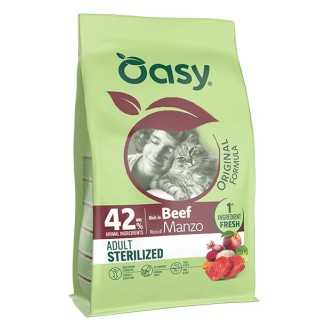 Oasy Cat Original Adult Sterilized Manzo 1,5 Kg.