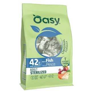 Oasy Cat Original Adult Sterilized Pesce 1,5 Kg.