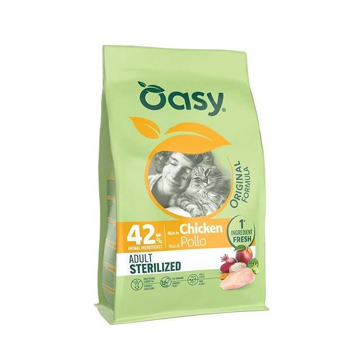 Oasy Cat Original Adult Sterilized Pollo 1,5 Kg.