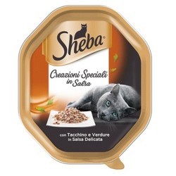 Sheba Creazioni Speciali In Salsa Tacchino & Verdure 85 Gr.