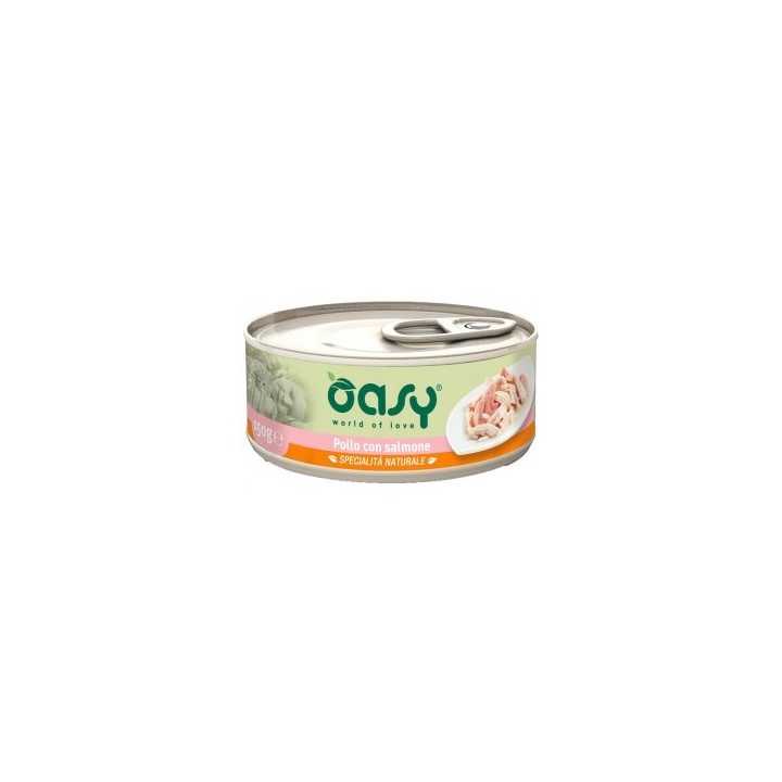 Oasy Cat Specialita' Naturale Pollo Con Salmone 150 Gr.