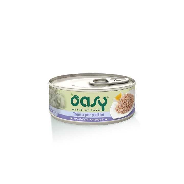 Oasy Cat Specialita' Naturale Tonno Per Gattini 70 Gr.