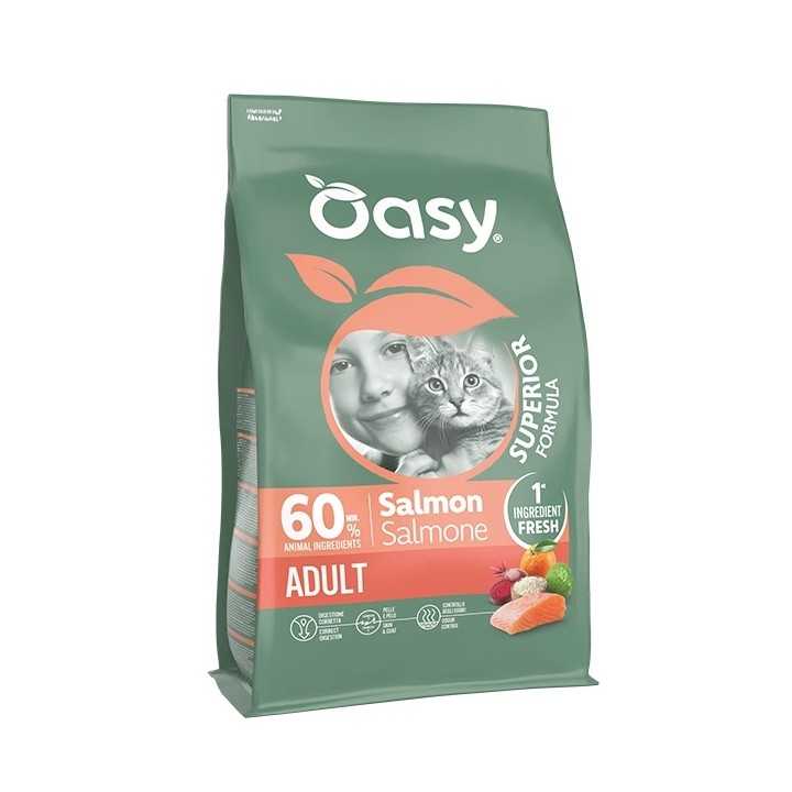 Oasy Cat Superior Adult Salmone 1,5 Kg.