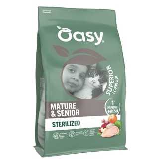 Oasy Cat Superior Mature & Senior Sterilized Pollo 1,5 Kg.