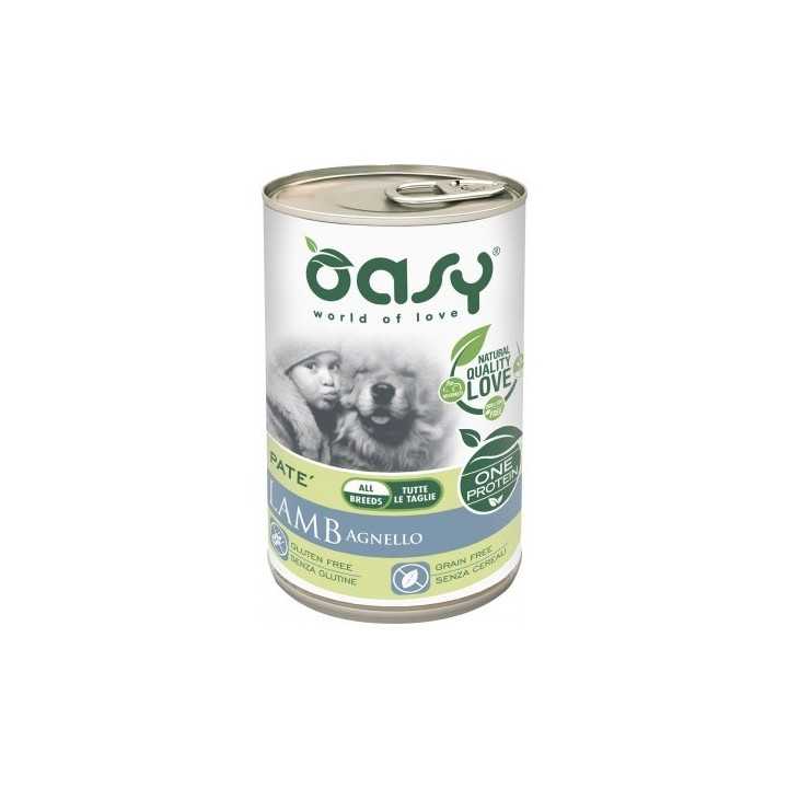 Oasy Dog Adult All Breeds Pate' Agnello 400 Gr.