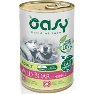 Oasy Dog Adult All Breeds Pate' Cinghiale 400 Gr.
