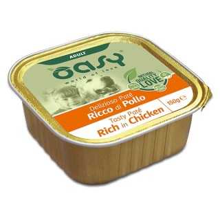 Oasy Dog Adult Delizioso Pate' Ricco Di Pollo 150 Gr.