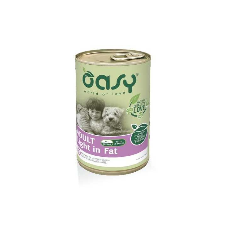 Oasy Dog Adult Light In Fat Pate' 400 Gr.