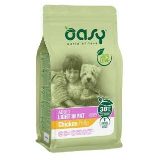 Oasy Dog Adult Light In Fat Pollo 3 Kg.