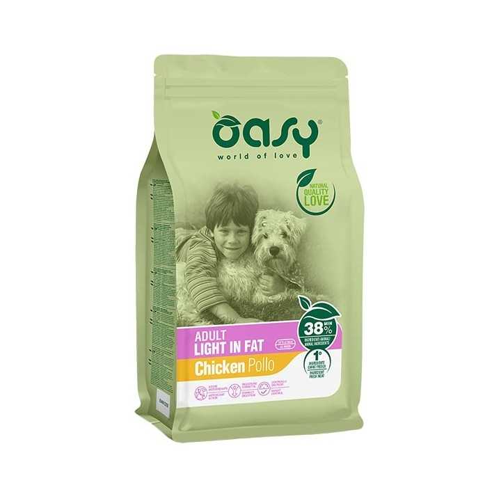 Oasy Dog Adult Light In Fat Pollo 3 Kg.