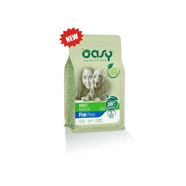 Oasy Dog Adult Medium Pesce 3 Kg.