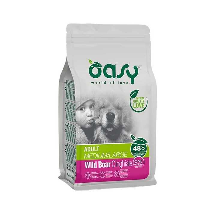 Oasy Dog Adult Medium/Large Cinghiale 12 Kg.