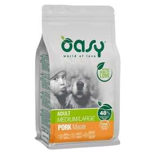 Oasy Dog Adult Medium/Large Maiale 12 Kg.