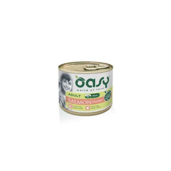 Oasy Dog Adult Mini Pate' Salmone 200 Gr.