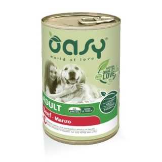 Oasy Dog Adult Pate' Manzo 400 Gr.