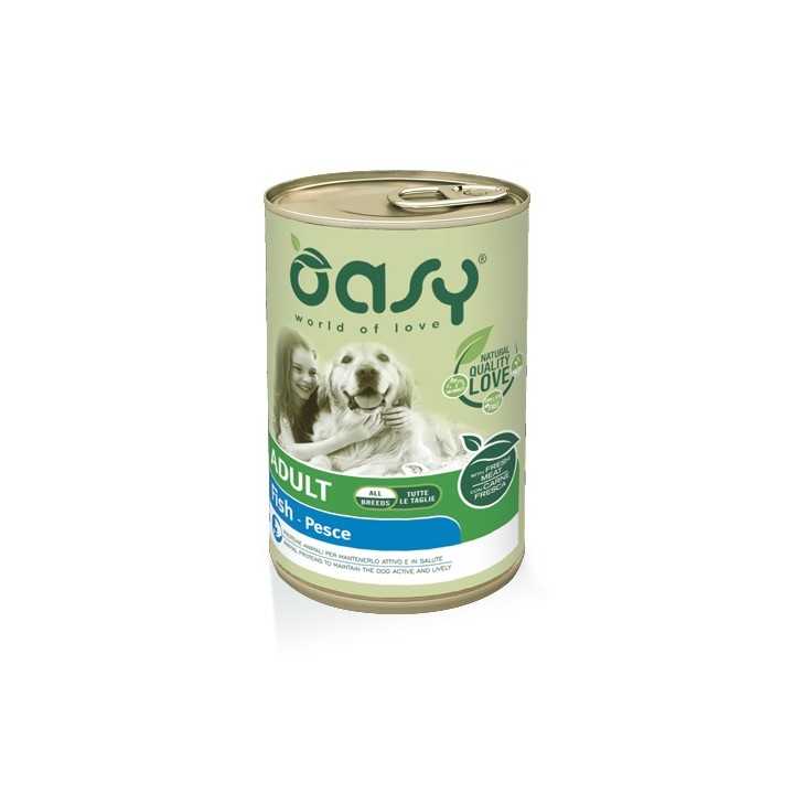 Oasy Dog Adult Pate' Pesce 400 Gr.