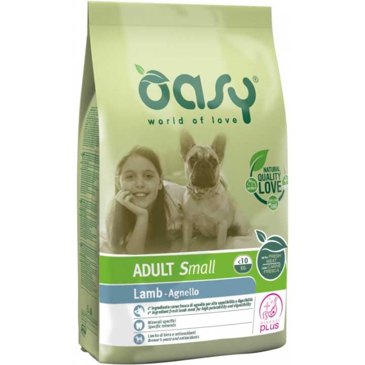 Oasy Dog Adult Small Agnello 3 Kg.