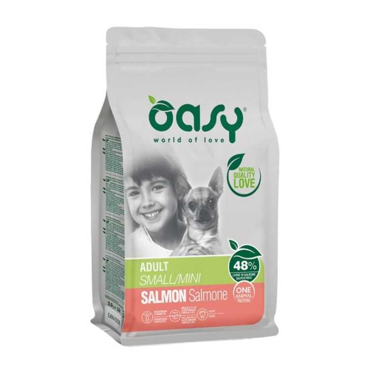 Oasy Dog Adult Small/Mini Salmone 2,5 Kg.