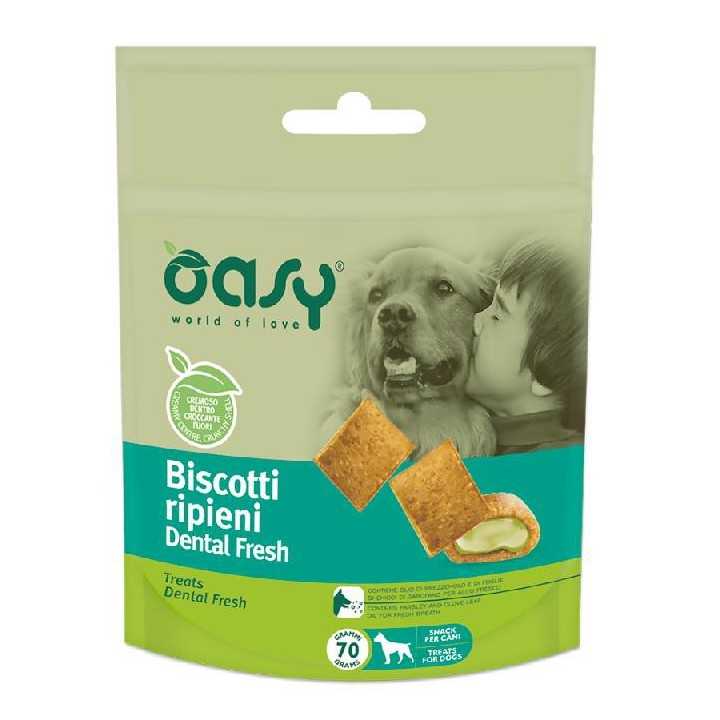 Oasy Dog Biscotti Ripieni Dental Fresh 70 Gr.