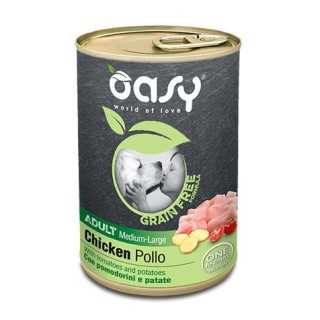 Oasy Dog Grain Free Adult Medium/Large Pollo 400 Gr.